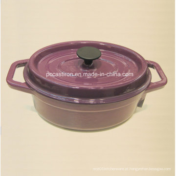 Staub Estilo Esmalte Panelas de Ferro Fundido Tamanho Oval 29X21cm